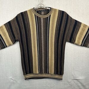 Vintage Protege Collection XXL Coogi Style Crew Multicolor Sweater Made In USA